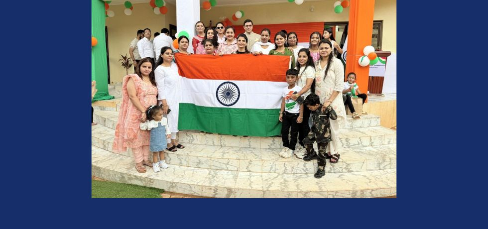 Glimpses of the Flag hoisting by Ambassador Om Prakash Meena held on August 15, 2025 to celebrate the 79 th Independence Day of India, followed by reading Hon’ble President of India’s address to the Nation and Cultural Performances by Indian Diaspora at Embassy Premises